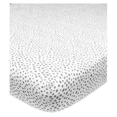 Drap de lit Meyco pour berceau en jersey 90x200 Cheetah gris - Drap housse Drap de lit Meyco pour berceau en jersey 90x200 Cheetah gris - Drap housse