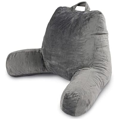 Milliard Coussin de Lecture en Mousse à Mémoire de Forme, Ergonomie Canapé Oreiller Cale Dos avec Accoudoirs pour Soutien Lit (Gris) Milliard Coussin de Lecture en Mousse à Mémoire de Forme, Ergonomie Canapé Oreiller Cale Dos avec Accoudoirs pour Soutien Lit (Gris)