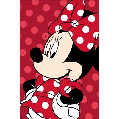 Jerry Fabrics Couverture douillette Minnie Mouse 100 x 150 cm Jerry Fabrics Couverture douillette Minnie Mouse 100 x 150 cm