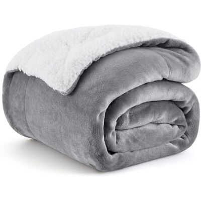 DLKJCX Couverture lestée Sherpa douce, chaude et épaisse pour un confort ultime et un meilleur sommeil pour l'hiver et l'automne (D-gris, 150 x 200 cm) DLKJCX Couverture lestée Sherpa douce, chaude et épaisse pour un confort ultime et un meilleur sommeil pour l'hiver et l'automne (D-gris, 150 x 200 cm)