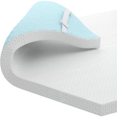 Hokway Surmatelas en mousse à mémoire de forme de 7,6 cm d'épaisseur avec housse en bambou antidérapante, ventilée, hypoallergénique, design doux et flexible pour soulager la pression, pour très grand Hokway Surmatelas en mousse à mémoire de forme de 7,6 cm d'épaisseur avec housse en bambou antidérapante, ventilée, hypoallergénique, design doux et flexible pour soulager la pression, pour très grand