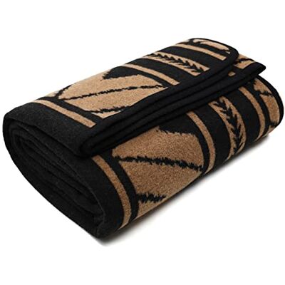 ACUSHLA Couverture de camping en laine mérinos, douce, chaude, épaisse, lavable, grande couverture pour camping, voyage, toutes saisons, 200 x 160 cm, kaki ACUSHLA Couverture de camping en laine mérinos, douce, chaude, épaisse, lavable, grande couverture pour camping, voyage, toutes saisons, 200 x 160 cm, kaki