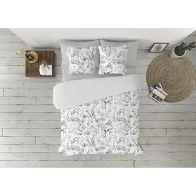 Pierre Cardin Parure de lit Fany grise lit de 180 cm 3 pièces Pierre Cardin Parure de lit Fany grise lit de 180 cm 3 pièces