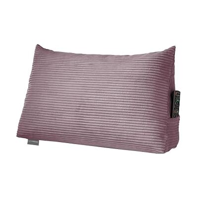 Traumnacht Cozy Coussin de dossier, coussin de lecture, 70 x 40 cm, rose, housse amovible et lavable en velours côtelé, poche latérale pratique, certifié Öko-Tex, fabriqué selon les normes de qualité Traumnacht Cozy Coussin de dossier, coussin de lecture, 70 x 40 cm, rose, housse amovible et lavable en velours côtelé, poche latérale pratique, certifié Öko-Tex, fabriqué selon les normes de qualité