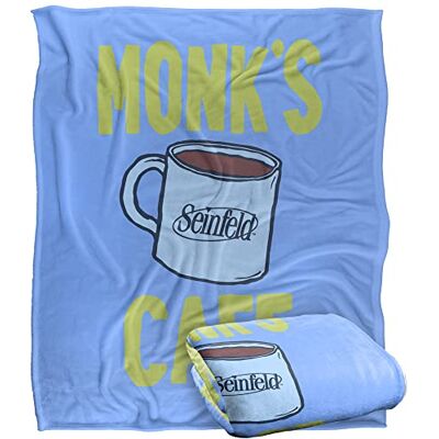 LOGOVISION Seinfeld Couverture soyeuse super douce 152 x 127 cm LOGOVISION Seinfeld Couverture soyeuse super douce 152 x 127 cm