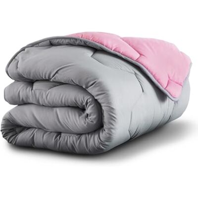 IDMARKET Abby Duvet réversible microfibre 220x240 cm IDMARKET Abby Duvet réversible microfibre 220x240 cm