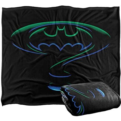 LOGOVISION Batman Couverture soyeuse super douce 152 x 127 cm LOGOVISION Batman Couverture soyeuse super douce 152 x 127 cm