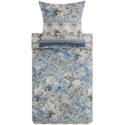Bassetti Parure de lit en satin Boboli Couleur : bleu clair C1 Dimensions : 155 x 220 cm + 80 x 80 cm Bassetti Parure de lit en satin Boboli Couleur : bleu clair C1 Dimensions : 155 x 220 cm + 80 x 80 cm
