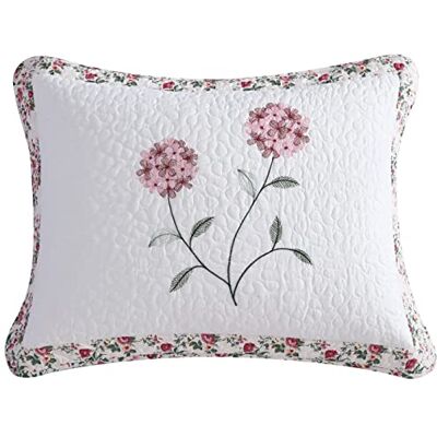 Beatrice Home Fashions Léger, toutes saisons, polyester, rose, taie d'oreiller standard Beatrice Home Fashions Léger, toutes saisons, polyester, rose, taie d'oreiller standard