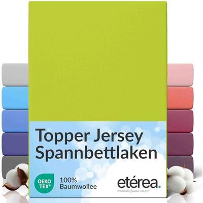 etérea Himmlische Qualität etérea Jersey Topper drap housse 180x200-200x200 cm Vert pomme Epaisseur 5-10 cm 100% coton Oekotex drap-housse matelas Lit housse de couette draps-de-lit 180x200cm 200x200cm Applegreen etérea Himmlische Qualität etérea Jersey Topper drap housse 180x200-200x200 cm Vert pomme Epaisseur 5-10 cm 100% coton Oekotex drap-housse matelas Lit housse de couette draps-de-lit 180x200cm 200x200cm Applegreen