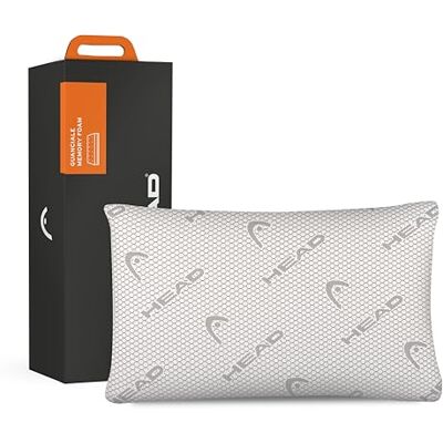 osama home HEAD Active Rest Coussin à mémoire de forme perforé, coussin cervical pour dormir ergonomique en graphène antistatique maintient la mélatonine haute, coussin de lit avec taie d'oreiller en tissu osama home HEAD Active Rest Coussin à mémoire de forme perforé, coussin cervical pour dormir ergonomique en graphène antistatique maintient la mélatonine haute, coussin de lit avec taie d'oreiller en tissu