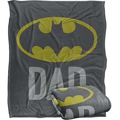 LOGOVISION Batman Couverture soyeuse super douce 152 x 127 cm LOGOVISION Batman Couverture soyeuse super douce 152 x 127 cm