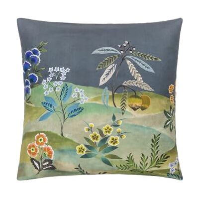 Designers Guild Taie d'oreiller, Brocart Indigo, 65 x 65 cm, Designers Guild Taie d'oreiller, Brocart Indigo, 65 x 65 cm,
