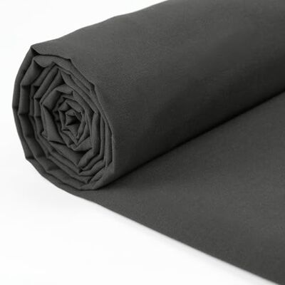 A-Express Tissu 100 % coton 150 cm de large Vendu au mètre Idéal pour matelassage, couture, couture, doublures de rideaux, fourre-tout, literie, taies d'oreiller Gris foncé 2 m A-Express Tissu 100 % coton 150 cm de large Vendu au mètre Idéal pour matelassage, couture, couture, doublures de rideaux, fourre-tout, literie, taies d'oreiller Gris foncé 2 m