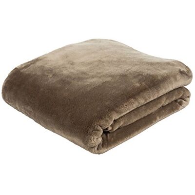 Gözze Couverture Douillette Premium Cashmere-Feeling, 500 g/m², 130 x 170 cm Taupe Gözze Couverture Douillette Premium Cashmere-Feeling, 500 g/m², 130 x 170 cm Taupe