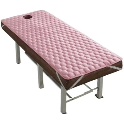 GIJMZY Housse de lit de massage Tuina pour salon de beauté Surmatelas épais antidérapant Avec trou Rose 75 x 190 cm GIJMZY Housse de lit de massage Tuina pour salon de beauté Surmatelas épais antidérapant Avec trou Rose 75 x 190 cm