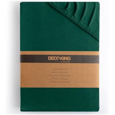 Housse de matelas DecoKing bouteille verte - Protège-matelas Housse de matelas DecoKing bouteille verte - Protège-matelas