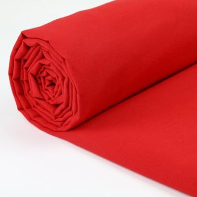A-Express Tissu 100 % coton 150 cm de large Vendu au mètre Idéal pour matelassage, couture, couture, doublures de rideaux, fourre-tout, literie, taies d'oreiller Rouge 0,5 m A-Express Tissu 100 % coton 150 cm de large Vendu au mètre Idéal pour matelassage, couture, couture, doublures de rideaux, fourre-tout, literie, taies d'oreiller Rouge 0,5 m