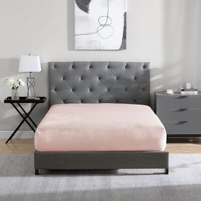 Cathay Home Drap-housse en flanelle ultra douce et extra moelleuse, ne bouloche pas – Chaleur confortable pour toutes les saisons – Poches profondes de 30,5 cm uniquement (grand lit, rose poudré) Cathay Home Drap-housse en flanelle ultra douce et extra moelleuse, ne bouloche pas – Chaleur confortable pour toutes les saisons – Poches profondes de 30,5 cm uniquement (grand lit, rose poudré)