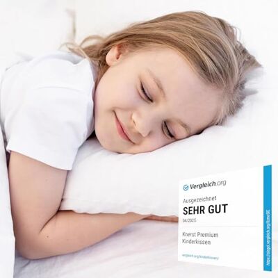 KNERST ® Oreiller Enfant 40x60 – Oreiller Ergonomique dès 2 Ans – Coussin Enfant Doux pour Lit et Maternelle – Housse 100% Coton Lavable 60°C – Fabriqué en Espagne & Certifié Öko-Tex KNERST ® Oreiller Enfant 40x60 – Oreiller Ergonomique dès 2 Ans – Coussin Enfant Doux pour Lit et Maternelle – Housse 100% Coton Lavable 60°C – Fabriqué en Espagne & Certifié Öko-Tex