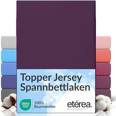 etérea Himmlische Qualität etérea Jersey Topper drap housse 140x200-160x200 cm Prune Epaisseur 5-10 cm 100% coton Oekotex drap-housse matelas Lit housse de couette draps-de-lit 140x200cm 160x200cm Violet etérea Himmlische Qualität etérea Jersey Topper drap housse 140x200-160x200 cm Prune Epaisseur 5-10 cm 100% coton Oekotex drap-housse matelas Lit housse de couette draps-de-lit 140x200cm 160x200cm Violet