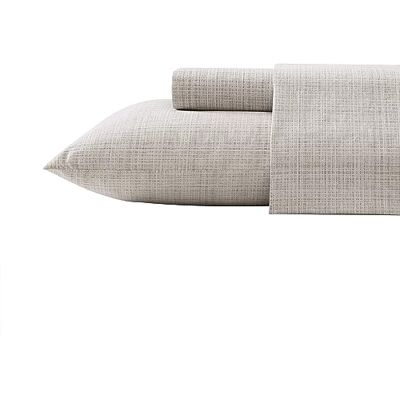 Tommy Bahama Draps pour très grand lit, ensemble de literie en percale de coton délavé, décoration de chambre à coucher avec poches profondes (raphia lin beige, très grand lit) Tommy Bahama Draps pour très grand lit, ensemble de literie en percale de coton délavé, décoration de chambre à coucher avec poches profondes (raphia lin beige, très grand lit)