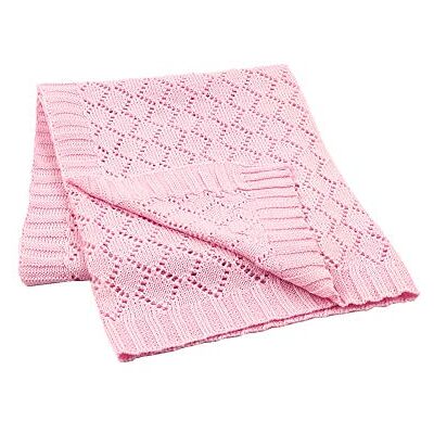 Odot Couverture en Tricot Pour Bébé Garçon filles, Simple Ultra Douce et Moelleuse Gigoteuse d?Emmaillotage Carré Poussettes ou Lits Bébé Housse de Parure de lit (80x100cm,Rose) Odot Couverture en Tricot Pour Bébé Garçon filles, Simple Ultra Douce et Moelleuse Gigoteuse d?Emmaillotage Carré Poussettes ou Lits Bébé Housse de Parure de lit (80x100cm,Rose)