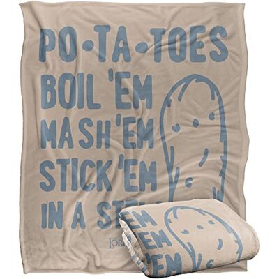 LOGOVISION Couverture Le Seigneur des Anneaux, 152 x 127 cm The Taters Silky Touch Super Doux LOGOVISION Couverture Le Seigneur des Anneaux, 152 x 127 cm The Taters Silky Touch Super Doux