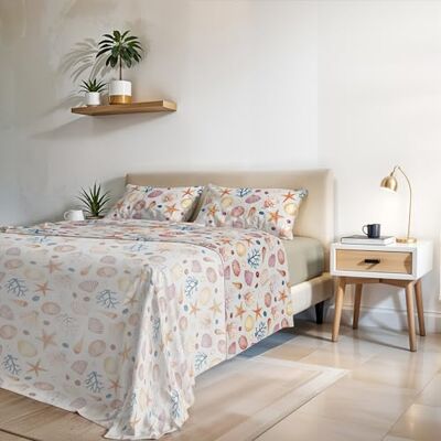 Italian Bed Linen , Parure de Lit “Fashion”, Microfibre, Marea, 2 Places Italian Bed Linen , Parure de Lit “Fashion”, Microfibre, Marea, 2 Places