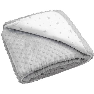 Sevira Kids Couverture plaid Bébé et Enfant Minky Ultra Douce Fabriqué en Europe Entretien Facile Cadeau Naissance Naissance Gris étoiles Sevira Kids Couverture plaid Bébé et Enfant Minky Ultra Douce Fabriqué en Europe Entretien Facile Cadeau Naissance Naissance Gris étoiles