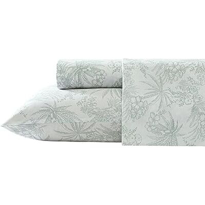 Tommy Bahama Pen and Ink Palm Parure de lit en percale de coton, élégance et fraîcheur, décoration d'intérieur, King Size, vert Tommy Bahama Pen and Ink Palm Parure de lit en percale de coton, élégance et fraîcheur, décoration d'intérieur, King Size, vert