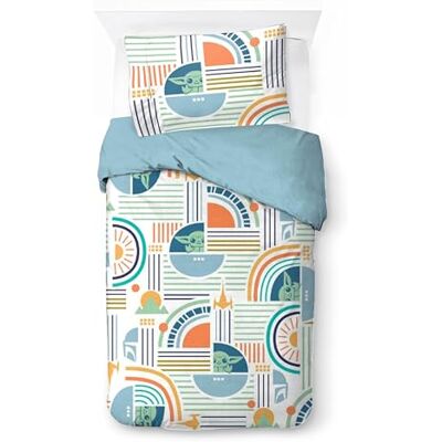 Jay Franco Kids Star Wars The Mandalorian Parure de lit Parure de lit super douce avec taie d'oreiller uniquement Couette non incluse Multicolore 2 pièces Lit simple Jay Franco Kids Star Wars The Mandalorian Parure de lit Parure de lit super douce avec taie d'oreiller uniquement Couette non incluse Multicolore 2 pièces Lit simple