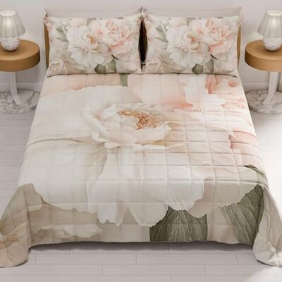 PETTI Artigiani Italiani Couvre-lit carré et demi été 220 x 260 cm 100 g/m² double face, couette carrée et demi printemps, couette légère, florale 40, 100% fabriquée en Italie PETTI Artigiani Italiani Couvre-lit carré et demi été 220 x 260 cm 100 g/m² double face, couette carrée et demi printemps, couette légère, florale 40, 100% fabriquée en Italie