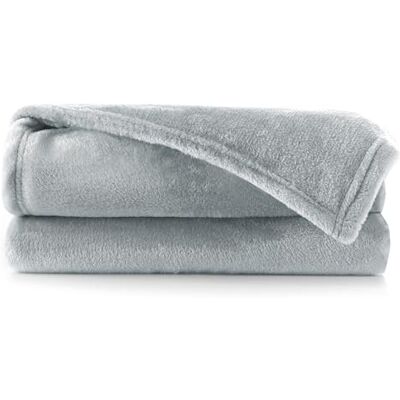 DecoKing Couverture douillette 150 x 200 cm Argent Couverture microfibre Couvre-lit polaire doux doux et confortable Acier gris gris acier argenté Mic DecoKing Couverture douillette 150 x 200 cm Argent Couverture microfibre Couvre-lit polaire doux doux et confortable Acier gris gris acier argenté Mic