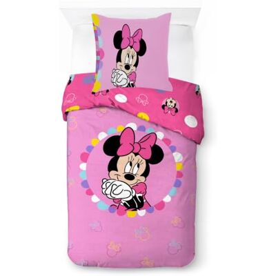 Jay Franco Kids Disney Minnie Mouse Parure de lit super douce avec taie d'oreiller Housse de couette non incluse Multicolore 2 pièces Lit simple Jay Franco Kids Disney Minnie Mouse Parure de lit super douce avec taie d'oreiller Housse de couette non incluse Multicolore 2 pièces Lit simple