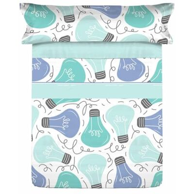 Pierre Cardin Ideas Parure de lit bleue pour lit de 90 cm Pierre Cardin Ideas Parure de lit bleue pour lit de 90 cm