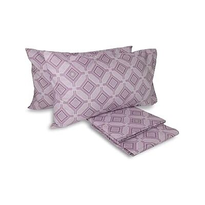 hermet Laura Biagiotti Parure de lit 2 places en coton, 100% coton, drap plat, drap plat, 2 taies d'oreiller, motif géométrique Alcamar poudre hermet Laura Biagiotti Parure de lit 2 places en coton, 100% coton, drap plat, drap plat, 2 taies d'oreiller, motif géométrique Alcamar poudre