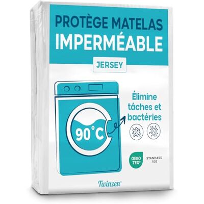 Twinzen Protege Matelas 150x200 Protection Imperméable et Respirante Alèse 150 x 200 Twinzen Protege Matelas 150x200 Protection Imperméable et Respirante Alèse 150 x 200