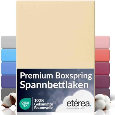 etérea Himmlische Qualität etérea extra Jersey drap housse 240x220 cm Nature Epaisseur 20-35 cm 100% coton Oekotex matelas draps-de-lit 240x220cm Nature etérea Himmlische Qualität etérea extra Jersey drap housse 240x220 cm Nature Epaisseur 20-35 cm 100% coton Oekotex matelas draps-de-lit 240x220cm Nature