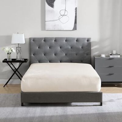 Cathay Home Drap-housse en flanelle ultra douce et extra moelleuse, ne bouloche pas – Chaleur confortable pour toutes les saisons – Poches profondes de 30,5 cm uniquement (grand lit, crème) Cathay Home Drap-housse en flanelle ultra douce et extra moelleuse, ne bouloche pas – Chaleur confortable pour toutes les saisons – Poches profondes de 30,5 cm uniquement (grand lit, crème)