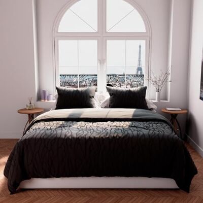 Soleil d'Ocre Parure de Couette Anthracite - Bedding set Soleil d'Ocre Parure de Couette Anthracite - Bedding set