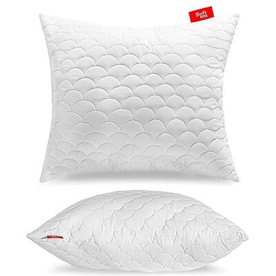 Softimi Coussin matelassé Premium 50x60 cm, anti-allergique – Anti-acariens – Sans odeur utilisable directement – Avec réglage de la dureté (50 x 60 cm) Softimi Coussin matelassé Premium 50x60 cm, anti-allergique – Anti-acariens – Sans odeur utilisable directement – Avec réglage de la dureté (50 x 60 cm)