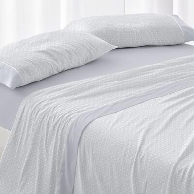Blanco Parure de lit 100% coton pour lit de 200 cm, motif 624, couleur bleue (200 x 200 cm) Blanco Parure de lit 100% coton pour lit de 200 cm, motif 624, couleur bleue (200 x 200 cm)