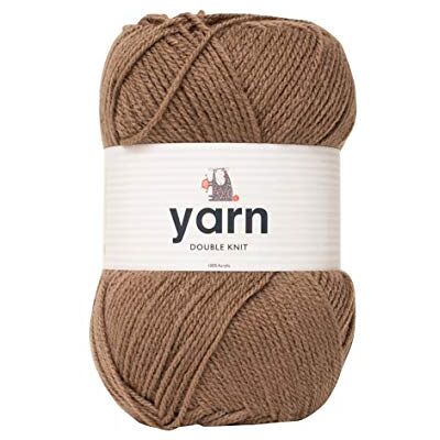 KORBOND Fil en acrylique double tricot 100 g Brun (disponible en 27 couleurs) Fil léger, hypoallergénique et durable Idéal pour les pulls, les couvertures, la layette KORBOND Fil en acrylique double tricot 100 g Brun (disponible en 27 couleurs) Fil léger, hypoallergénique et durable Idéal pour les pulls, les couvertures, la layette