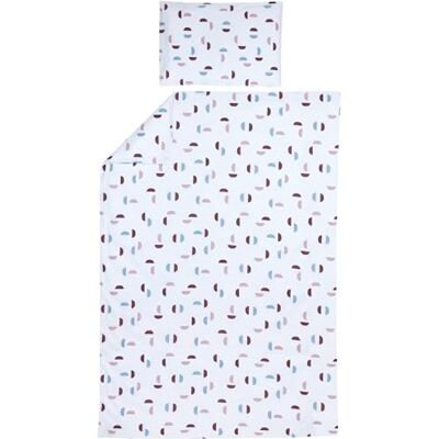 MEYCO Home Shapes Literie pour 1 personne (coton, matière respirante, entretien facile, bande de rabat pratique, dimensions : 140 x 200/220 cm), Lila MEYCO Home Shapes Literie pour 1 personne (coton, matière respirante, entretien facile, bande de rabat pratique, dimensions : 140 x 200/220 cm), Lila