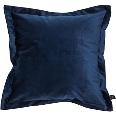Chic Home PAOLO Velvet Taie d'oreiller 45x45 cm Bleu Marine Chic Home PAOLO Velvet Taie d'oreiller 45x45 cm Bleu Marine