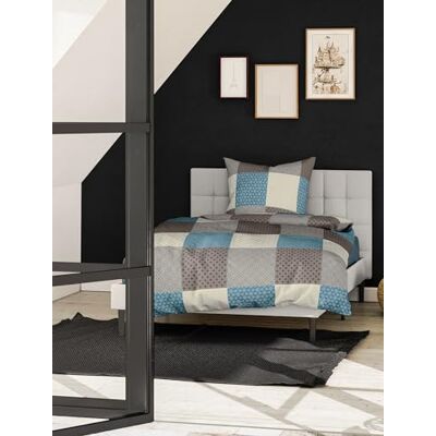 Bierbaum Parure de lit 6277-100% coton renforcé Conçu en Allemagne Moka 04-135 x 200 + 80 x 80 cm Bierbaum Parure de lit 6277-100% coton renforcé Conçu en Allemagne Moka 04-135 x 200 + 80 x 80 cm