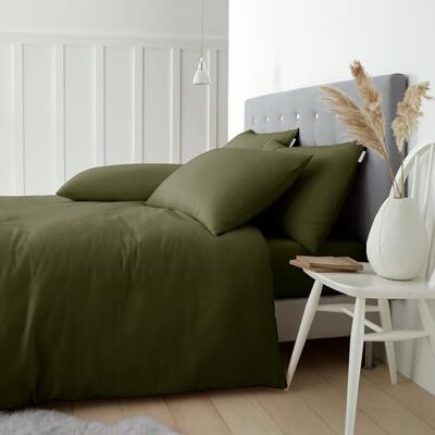 Catherine Lansfield Ensemble de Literie Vert - Housse de Couette Ensemble Catherine Lansfield Ensemble de Literie Vert - Housse de Couette Ensemble