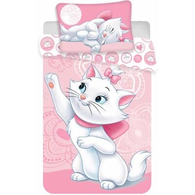 Disney Marie Aristochats Parure de lit pour bébé 100 x 135 cm + 40 x 60 cm Parure de lit bébé réversible Coton naturel doux respirant officiel Fille 0-3 Lit barreaux Idée cadeau Disney Marie Aristochats Parure de lit pour bébé 100 x 135 cm + 40 x 60 cm Parure de lit bébé réversible Coton naturel doux respirant officiel Fille 0-3 Lit barreaux Idée cadeau