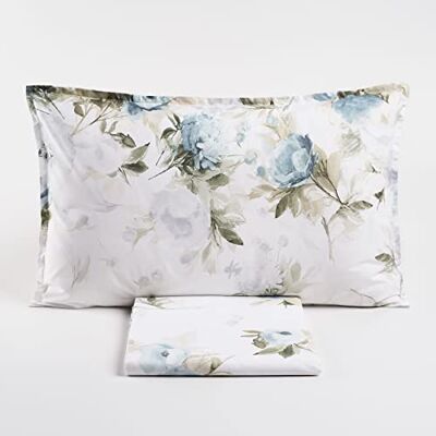 Biancoperla Flatey Ensemble de literie bleu Biancoperla Flatey Ensemble de literie bleu